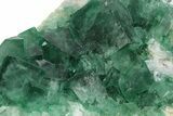 Green, Fluorescent, Cubic Fluorite Crystals - Madagascar #249308-2